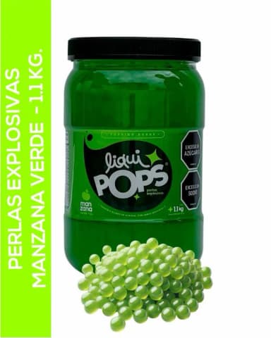 Perlas de manzana verde