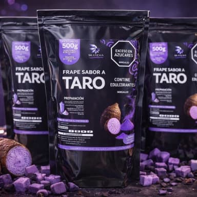 Mezcla en polvo para bubble tea taro