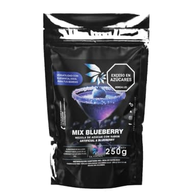 Skarcha azúcar blueberry