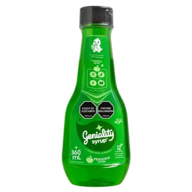 Sirope de manzana verde