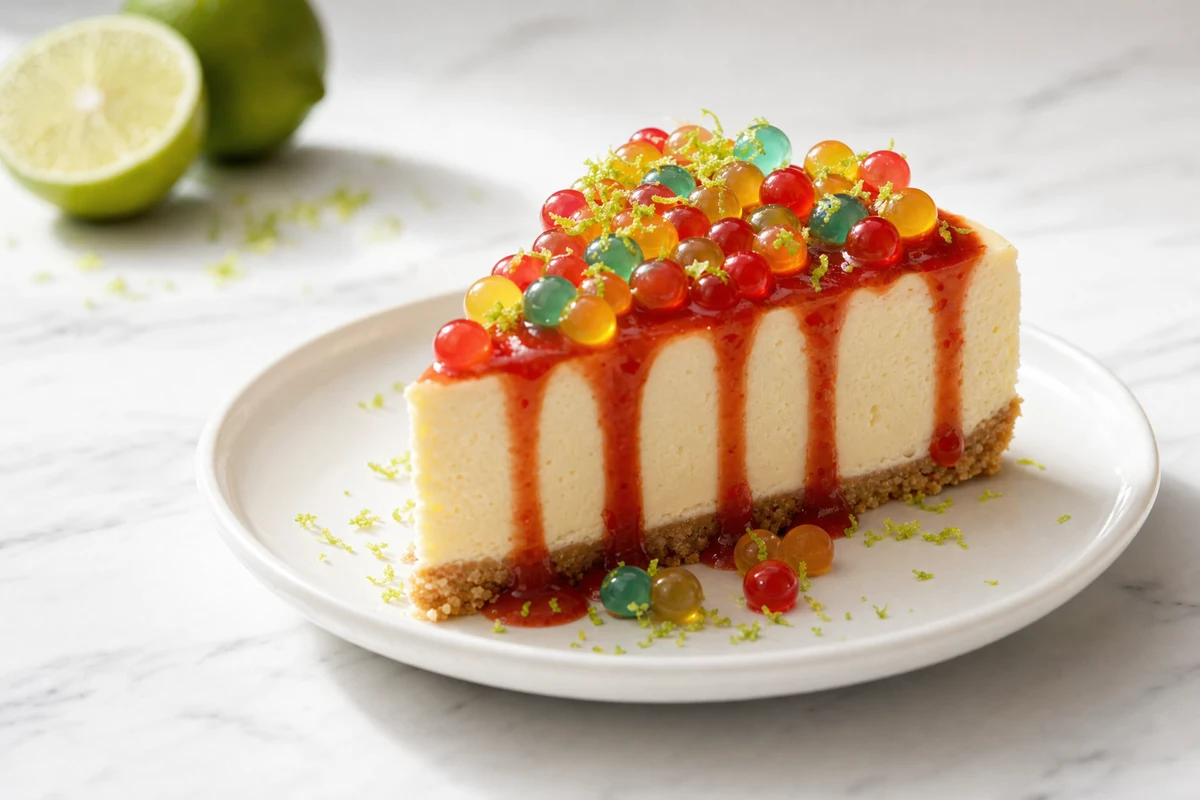 Referencia de preparación: Helados y postres con perlas